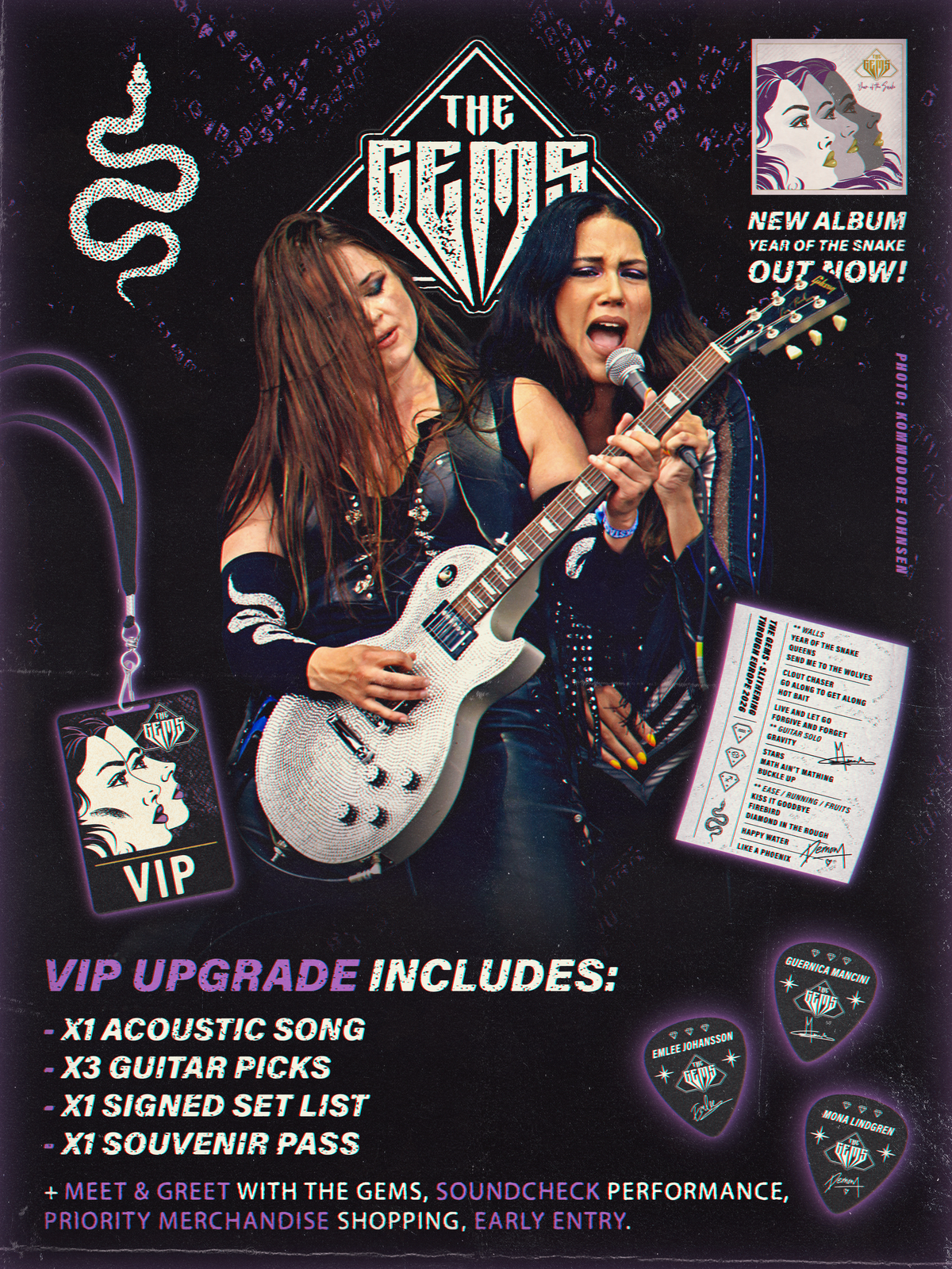 Bremen - The Gems VIP Upgrade - Slithering Through Germany Fall Tour 2026